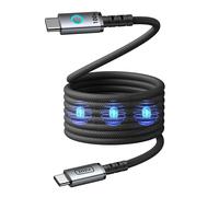 Iniu, Cavo Leopard da USB-C a USB-C 5 A Magnetic PD 100W 1,2m, Nero