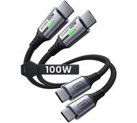 INIU Cavo USB C USB C 100W [2 Pezzi 0,3m 0,3m] Cavo USB Type C PD 5A Ricarica