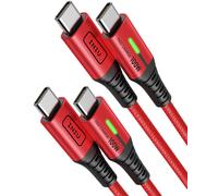 INIU Cavo USB Type C to Type [2 Pezzi 2+2m] 100W PD 5A Cavo USB C USB C QC4,0