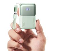 INIU Mini Power Bank, 45W 10000mAh Ricarica Rapida Powerbank, PD3.0 QC4.0 USB C Input & Output Caricatore Portatile per iPhone 17 16 15 14 13 Pro Max, Samsung S22, Verde Chiaro