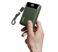 INIU Power Bank, Ultrapiccolo 20000mAh 22,5W PD Ricarica Rapida Caricatore Portatile, USB-C In & Out Batteria Esterna Compatibile con iPhone 17 16 15 14 Plus Pro, Galaxy S24 Ultra, Verde
