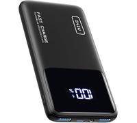 INIU Power Bank, 10000mAh Slimmest Fast Charge Powerbank, 22.5W Caricatore Portatile PD3.0 QC4.0 USB C Input & Output, Caricabatterie portatile per iPhone 16 15 14 13 12 Pro Max Mini Plus Samsung S21
