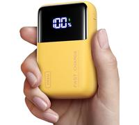 INIU Power Bank, 25000mAh 65W Powerbank Ricarica Rapida, Potente Caricabatterie Portatile USB-C Compatibile con Phone & Laptop, Essenziale per il Viaggio Esterno Adatto a Uomini e Donne, Giallo