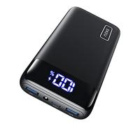 INIU - Power Bank con display LED compatto da 20000 mAh, batteria esterna con due uscite da 3A e un ingresso USB-C, per cellulare iPhone 11, X e 8, Samsung S10, Huawei P20, Xiaomi, Oppo, Nexus, iPad, tablet