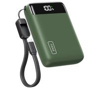 INIU Power Bank, Ultrapiccolo 20000mAh 22,5W PD Ricarica Rapida Caricatore Portatile, USB-C In & Out Batteria Esterna Compatibile con iPhone 17 16 15 14 Plus Pro, Galaxy S24 Ultra, Verde