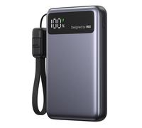 Iniu, Powerbank 10000mAh Universal Pocket Pro Slim Ultra Fast 45 W, Nero