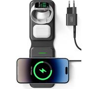 INIU WI-222 Caricatore Wireless iPhone Magnetic 3 in 1 Base Ricarica