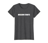 Inizia la Missione Maglietta, Donna, Grigio Scuro, 3XL
