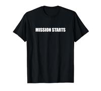 Inizia la Missione Maglietta, Uomo, Nero, 3XL