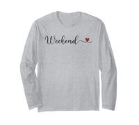 Iniziale Cuore Weekend Maglia a Manica