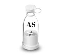 ''Iniziali'' Mini Frullatore Portatile USB da Viaggio, 380ml, con Maniglia, personalizzato con nome frase idea regalo amici casa viaggi anniversario compleanno dieta amici nutrizione healty