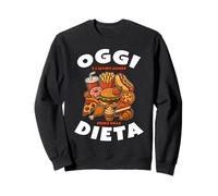 Iniziamo la dieta soltanto domani. Autoironia sul dimagrire Felpa