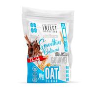 Inject Nutrition Farina d'Avena Aromatizzata, 1kg, 12% Proteine, Zero Zuccheri Aggiunti (1kg, Cioccolato)