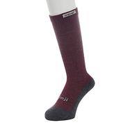 Injinji Calze Liner + Hiker Crew donna, maroon-gray, XS-S