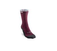 Injinji Calze Liner + Hiker Crew, Maroon-Gray, M-L