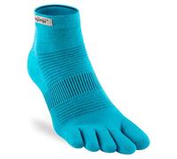 Injinji Calzini da uomo, leggeri da corsa, con dita, Mini Crew in lana, Blu Pacifico, Large