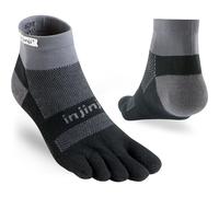 Injinji - Run Midweight Mini-Crew - Calze da running Unisex L | EU 44,5|47 grigio/nero