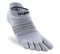 Injinji - Women's Run Lightweight No-Show - Calze da running Unisex M/L | EU 40,5|44,5 grigio