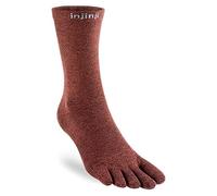 Injinji LINER CREW WOOL RUSTIC S, terracotta, S