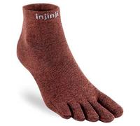 Injinji LINER MINI-CREW RUSTIC S, terracotta, S