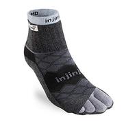 Injinji Liner+Runner MiniCrew Coolmax Black Teensokken