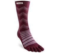 Injinji - Outdoor Midweight Crew Wool - Calze da trekking Unisex M | EU 40,5|44 rosso