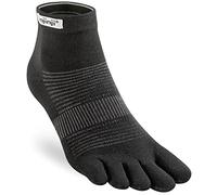Injinji Run Lightweight Mini-Crew Calzini, Nero, M Unisex-Adulto
