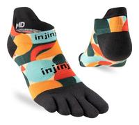 Injinji RUN LIGHTWEIGHT NO-SHOW ARTIST DESIGNED PLUMAS L, multicolore, L