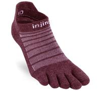 Injinji - Run Lightweight No Show Wool - Calze da running Unisex S | EU 37|40 lilla/rosso