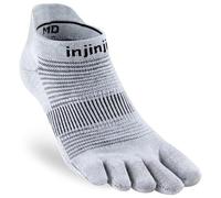 Injinji Calze da running Run Original No-Show, Coolmax, Peso Originale, Grigio Taglia L (EU 44,5-47)