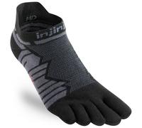 Injinji - Run Technical No Show - Calze da running Unisex L | EU 44,5|47 nero/grigio