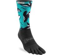 Injinji Trail MIDWEIGHT CREW ARTIST DESIGNED ORCAS M, multicolore, M