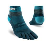 injinji Calze da uomo Trail di peso medio mini equipaggio, Blu (Midnight), Medium-Large