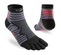 Calze Injinji Ultra Run Mini-Crew grigio nero rosso - S
