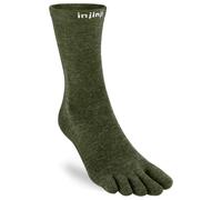 Injinji Unisex Liner Crew Merino Calzini, forest, 44.5|45|46|47