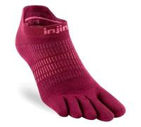 Injinji WOMEN'S RUN LIGHTWEIGHT NO-SHOW BEETROOT M/L (EU: 40.5-44.5+), Colore: rosso, M/L