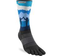 Injinji Womens Trail MIDWEIGHT CREW ARTIST DESIGNNED DENALI XS/S, multicolore, XS-S