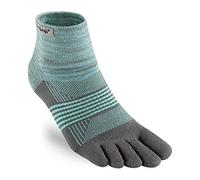 Injinji Women's Trail Midweight Mini-Crew Mint Calza Trail Running Dita Separate (Mint, M/L)