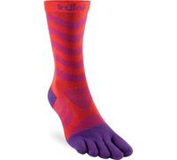 Injinji WOMEN'S ULTRA RUN CREW RAZZMATAZZ XS/S (EU: 35-40), Colore: rosso, XS-S