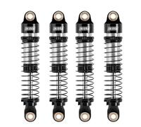 INJORA 53mm Ammortizzatori Filettato Assorbitore per TRX4M K10,Nero Argento