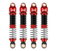 INJORA 53mm Ammortizzatori - Olio Ammortizzatore Filettato Assorbitore per TRX4M K10 High Trail Upgrade 1/18, Rosso