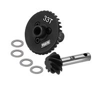 INJORA 8T/33T Underdrive Acciaio Elicoidale Ingranaggi per SCX10 II SCX10 III UTB10 SCX10 PRO (Underdrive 11%)