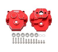 INJORA Alloggiamento della Trasmissione con Cuscinetti Alluminio CNC Custodia del Riduttore per 1/18 RC Crawler TRX4M Upgrade,Rosso