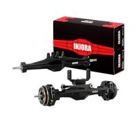 INJORA Assali Diamond +4mm con Fuselli in Ottone per l'Upgrade Crawler RC 1/18 TRX4M (Ottone Nero)