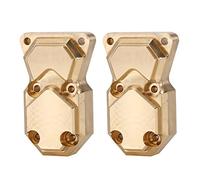 INJORA Brass Diff Cover Fronte Retro Assi Abitazione Coperchio Scx24 Upgrades for 1/24 RC Crawler Car Axial SCX24 Gladiator Bronco C10 JLU Deadbolt