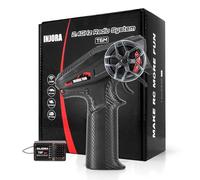 INJORA INT-T6M Trasmettitore Digitale Micro 2.4GHz con Controllo Remoto e Ricevitore 6CH per TRX4M SCX24 Auto RC 1/24 1/18(T6M)