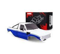 INJORA IR60 Pickup Carrozzeria Rigida con Barre di Carico per 1/18 RC Crawler TRX4M Defender Bronco (Blu Bianco)