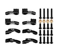 INJORA RC Ammortizzatori Lame Flessibili Alluminio CNC Accessoristica per TRX4M Defender Bronco Upgrade 1/18 RC Crawler