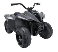 INJUSA - Quad Elettrico Kawasaki KFX90, Quad a Batteria per Bambini +2 Anni, Batteria 6V, Acceleratore a Pedale, Retromarcia, Freno Elettrico, Velocità 5 km/h, Colore Grigio