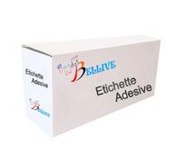 INK BELLIVE 10 Rotoli Etichette adesive compatibile per Dymo LabelWriter 400/400 Duo / 400 Turbo / 400 Twin / 400 Twin Turbo sostituzione per Dymo 11353 25mm X 13mm